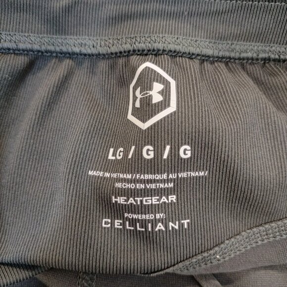 Under Armour Pants Mens L Gray Joggers Ankle Zip Reflect Pocket Active Heatgear - Picture 10 of 12
